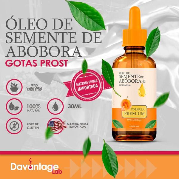 Imagem de 01 Frasco Óleo de Semente de Abóbora em Gotas - 30 ml - Gotas Prost