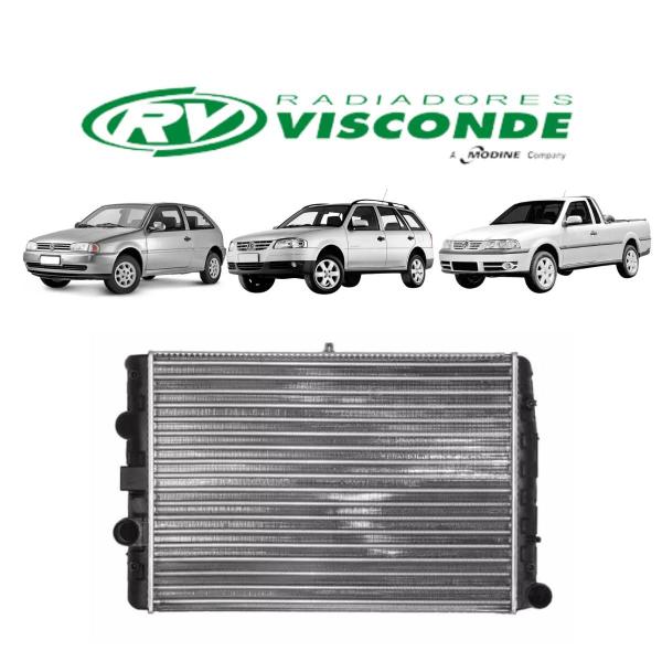 Imagem de 01 Radiador Visconde Automotivo Volkswagen Gol 16V 1997 A 2008