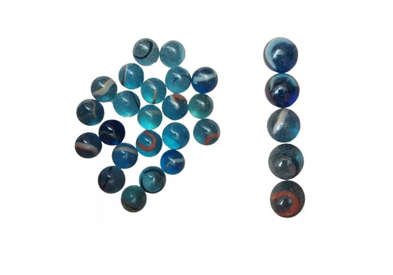 01 Saco Com 40 Bolinhas De Gude (esfera De Vidro) - Colorida - Embalado Imagem de 01 Saco Com 40 Bolinhas De Gude (esfera De Vidro) - Colorida