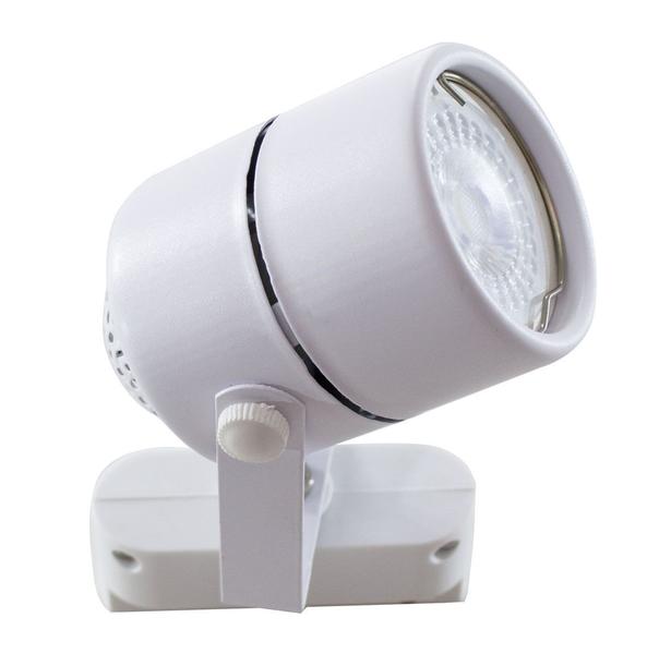 Imagem de 01 Trilho Eletrificado 1m branco + 3 Spot Gu10 Mr16 Led 6w 6000K branco frio ST685