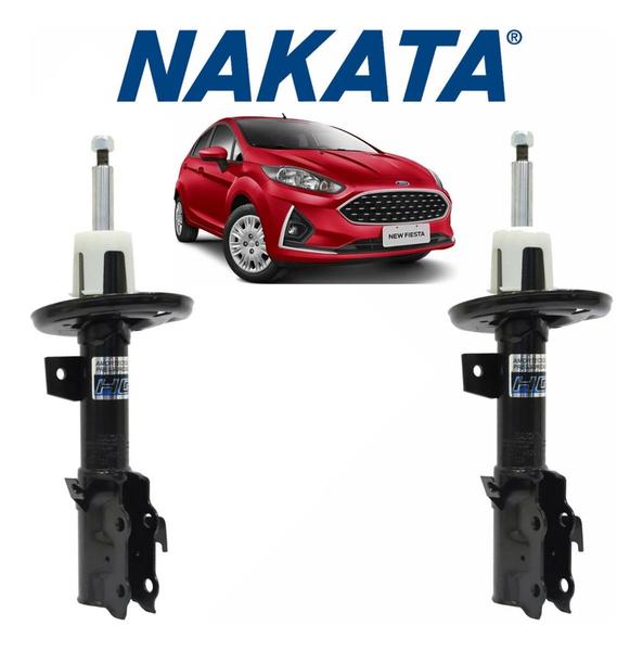 Imagem de 02 Amortecedor Dianteiro Nakata Ford New Fiesta 2012