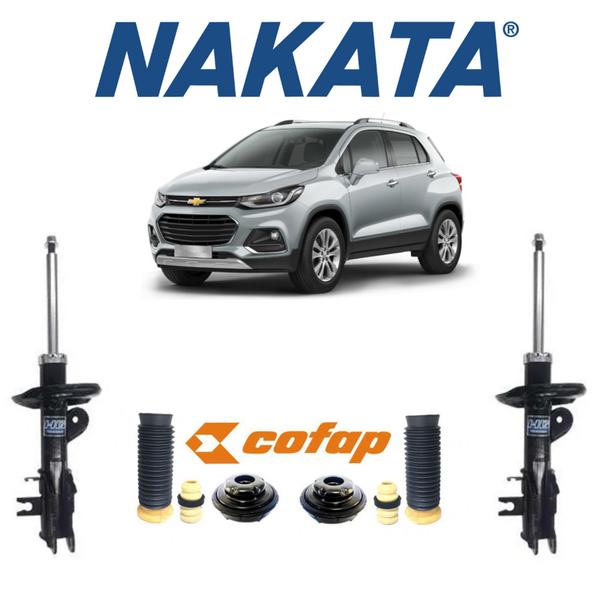 Imagem de 02 Amortecedor Tracker 1.4T Dianteiro Novo Nakata+Kit Coifa Cofap Orig 2018