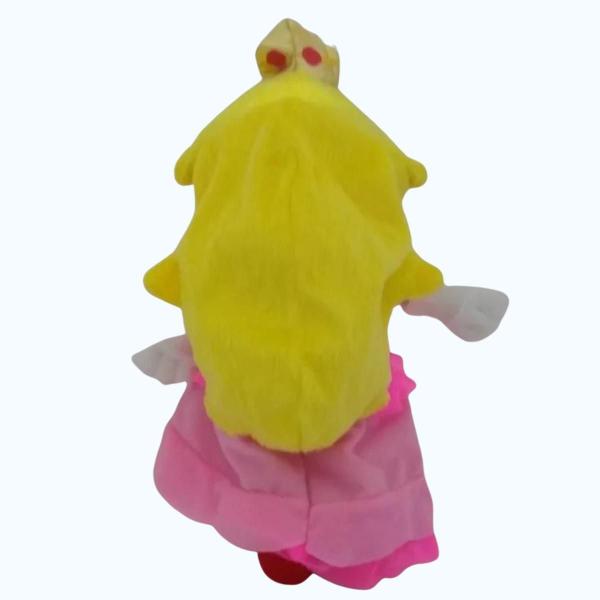 Imagem de 02 Brinquedos Pelucia Super Mario e Princesa Peach 35cm Antialergico Bordado