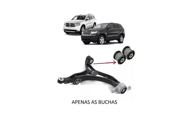 Imagem de 02 Buchas Bandeja Inferior Grand Cherokee 3.0 3.6 5.7 2011-2017