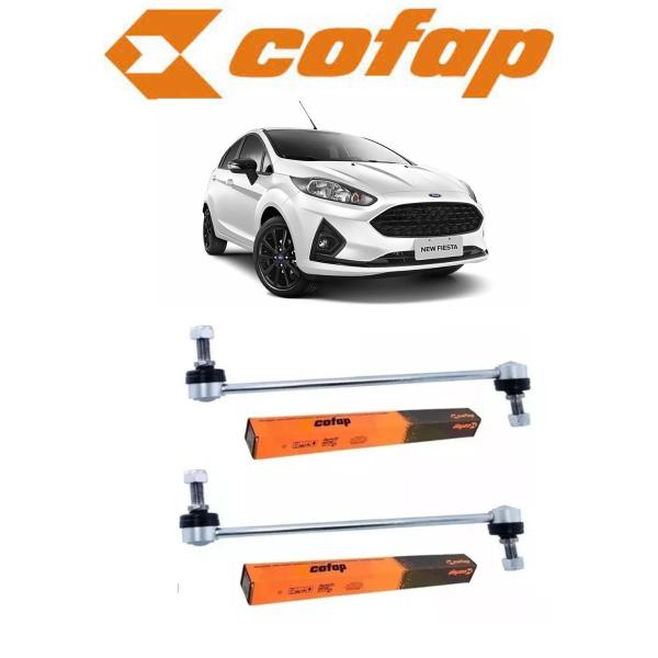 Imagem de 02 Cofap Bieleta Original Ford New Fiesta Dianteiro Novo 2018 2019