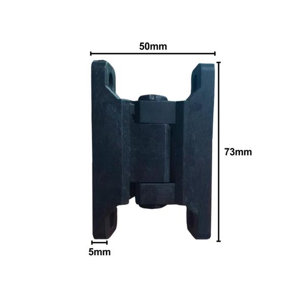 Imagem de 02 Dobradiça para Geladeira Balcão Freezer com Mola Grep 7cm