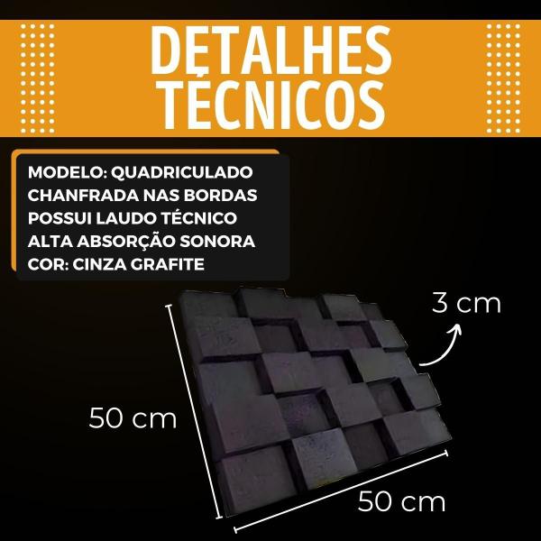 Imagem de 02 Placas De Espuma Acústica P Ensaios Gravações E Decoração