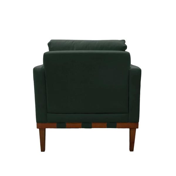 Imagem de 02 Poltronas Quebec Suede Verde Escuro - Zahav Estofados