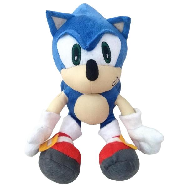 Imagem de 03 Brinquedos Pelucia Sonic Tails e Shadow 35cm Antialérgico Bordado