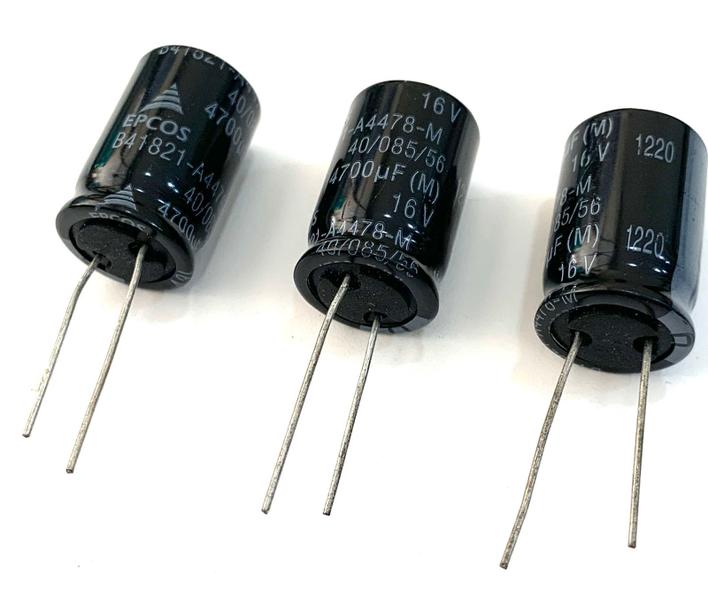 Imagem de 03 Capacitor Eletrolítico 4700uf 16v Original Epcos