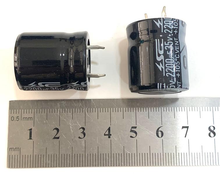 Imagem de 03 Capacitor Snap In 2200uf 35v 105ºC - Original SC