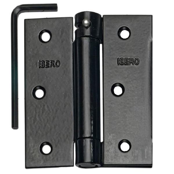 03 Dobradiça Com Mola Fechamento Automático Suave Fechamatic Preta - ISERO Imagem de 03 Dobradiça Com Mola Fechamento Automático Suave Fechamatic Preta