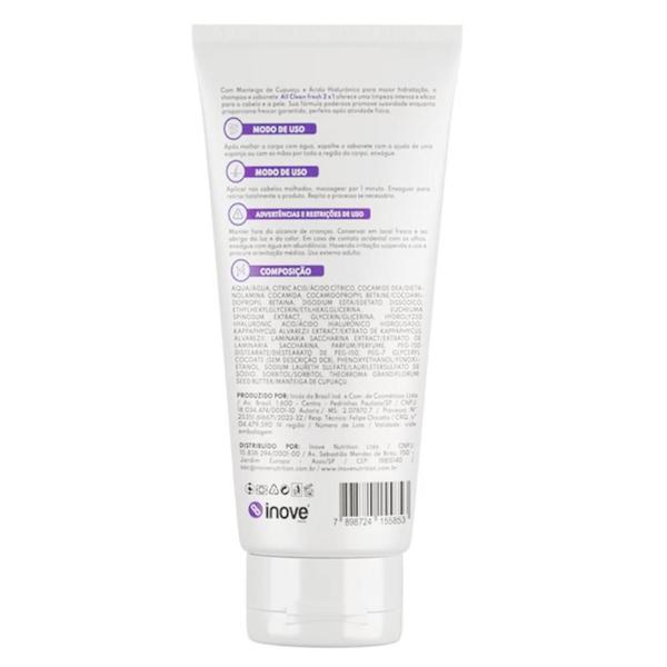 Imagem de 03 Shampoo E Sabonete Corporal All Clean Inove Beauty 150G