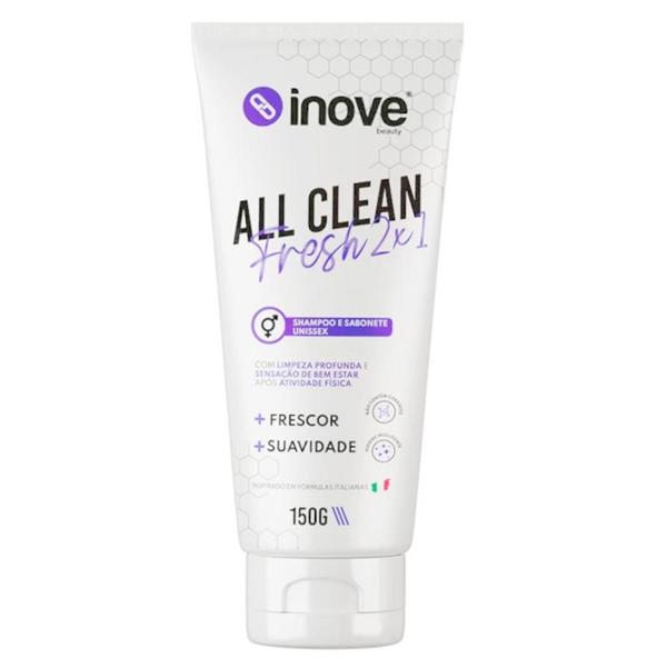 Imagem de 03 Shampoo E Sabonete Corporal All Clean Inove Beauty 150G