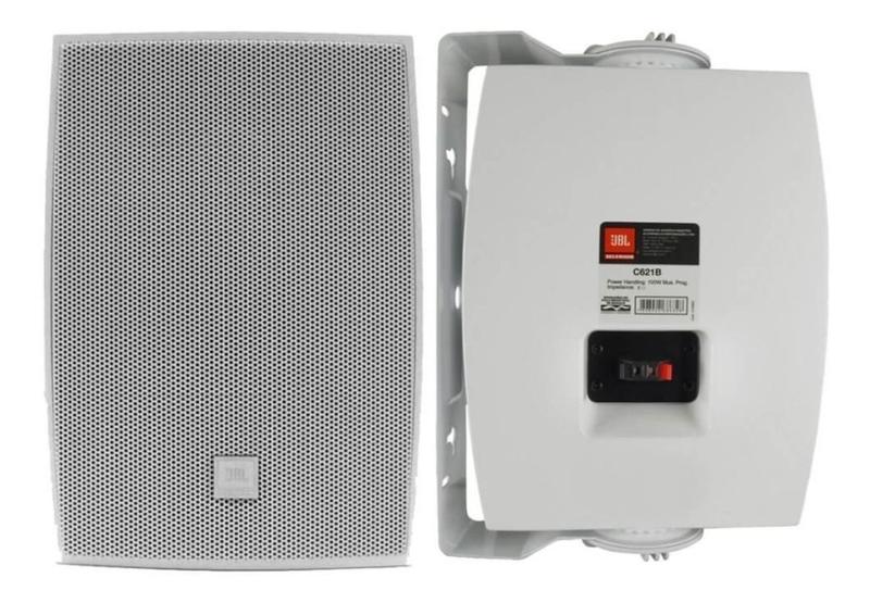 Imagem de 04 Caixas Som Ambiente Jbl Selenium C621b 100w Branco