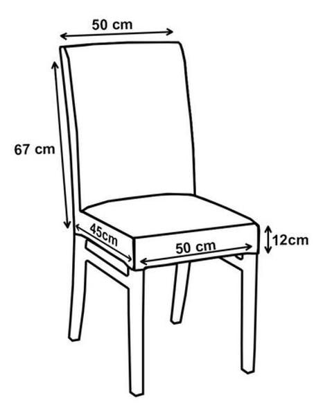 Imagem de 04 Capas Cadeira Jantar Malha Gel Com Elástico - Estampa 10