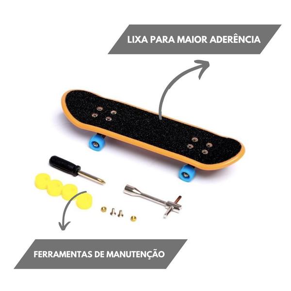 Imagem de 04 Fingerboard Skates Dedo Mini Profissional Rolamento E