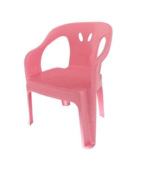 Imagem de 05 Cadeiras Mini Poltrona Infantil De Plástico Rosa