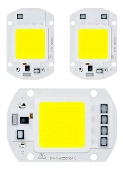 Imagem de 05 Chip Led 50w 6500k Sem Reator Inteligente 110v