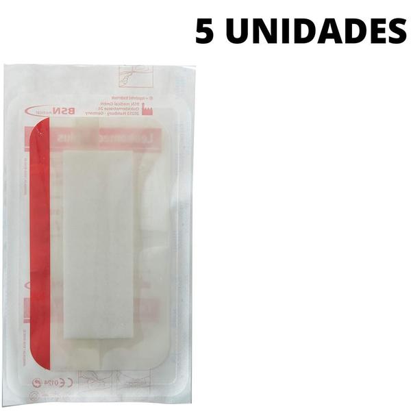 Imagem de 05 Curativos Adesivos Com Compressa Para Machucados Leukoplast