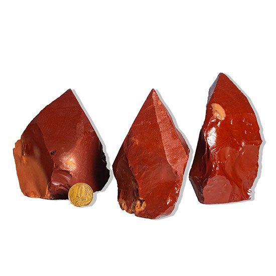 05 Jaspe Vermelho Pé e Bico Serrado 300 a 400g Média 10cm - CristaisdeCurvelo Imagem de 05 Jaspe Vermelho Pé e Bico Serrado 300 a 400g Média 10cm