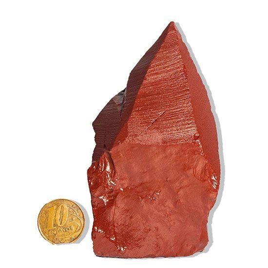 05 Jaspe Vermelho Pé e Bico Serrado 300 a 400g Média 10cm - CristaisdeCurvelo Imagem de 05 Jaspe Vermelho Pé e Bico Serrado 300 a 400g Média 10cm