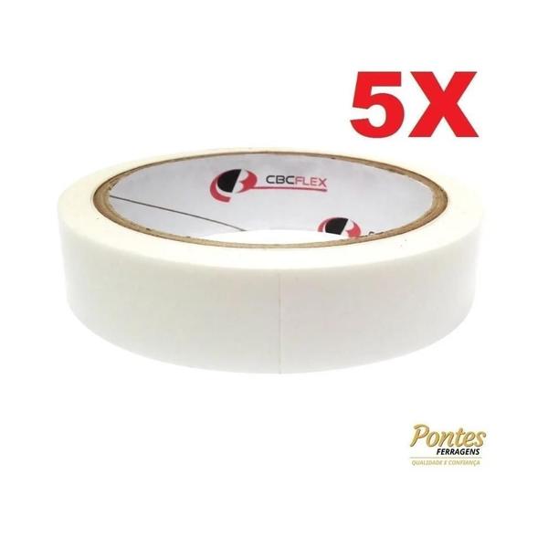 Imagem de 05 Rl Fita Dupla Face Fast Fix P/Colar Fita Borda 35Mm X 10M