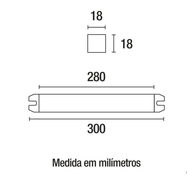 Imagem de 05x FONTE SLIM 36W 12V/3A BIVOLT P/ FITA DE LED - BLUMENAU