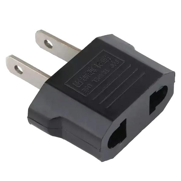 Imagem de 06 Adaptador par Tomada Br Para Us Saida Pino Chato 110/220v