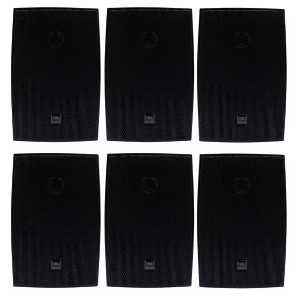 06 Caixas Som Ambiente Casa Jbl Selenium C521p Preta Par Imagem de 06 Caixas Som Ambiente Casa Jbl Selenium C521p Preta Par