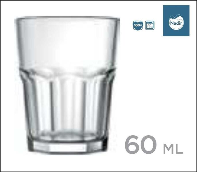 06 Copos Bristol 60Ml - Licor - Cachaça - Tequila - Nadir Figueiredo Imagem de 06 Copos Bristol 60Ml - Licor - Cachaça - Tequila