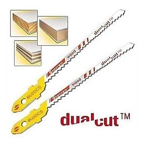 Imagem de 07 Serras Tico-tico Dualcut Corte Mdf Starrett 75mm Bu3dc