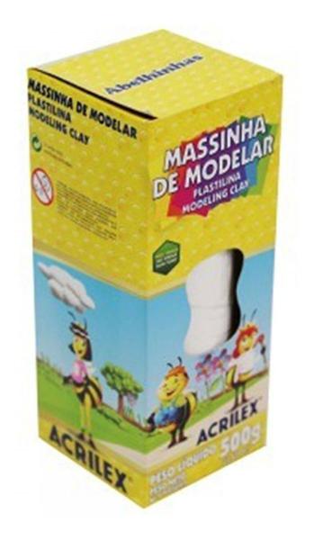 Imagem de 070010519 - Massa de Modelar - ROLO 500g - BRANCO