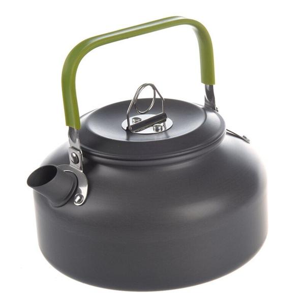 Imagem de 0,8L Portátil Ultra Light Caminhada ao ar livre Camping Survival Water Kettle Teapot Coffee Pot Anodised Alumínio Chaleiras Elétricas