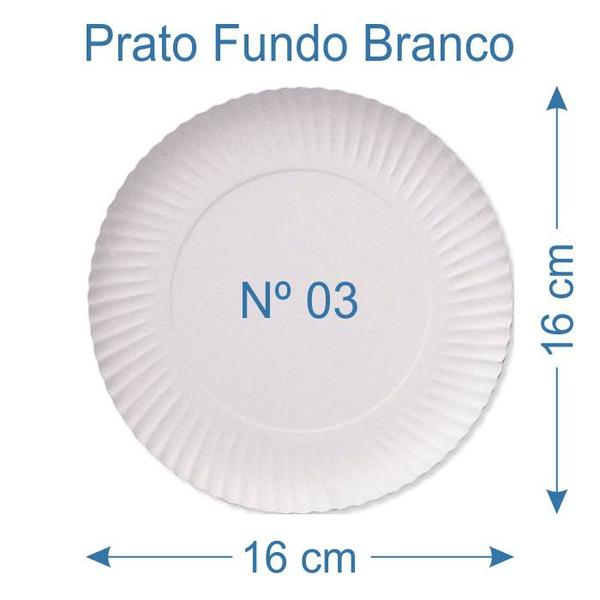 Imagem de 1.000 Prato de Bolo Salgado Fundo Branco Nº3