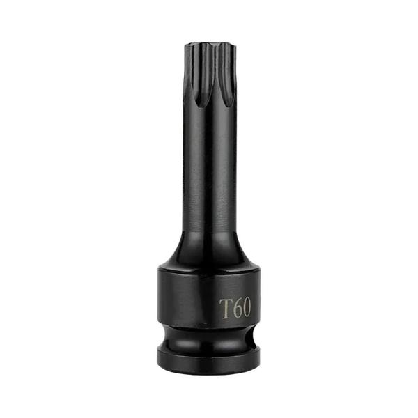 Imagem de 1/2 Polegada Torx Bit Soquete Adaptador De Chave De Impacto De Ar T20-T100 Adaptador De Soquete