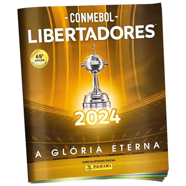 Imagem de 1 Álbum Libertadores 2024 Mais 60 Figurinhas Glória Eterna