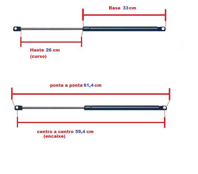 Imagem de 1 Amortecedor Mola Pistão Do Capô Xsara Break 1980 A 2003