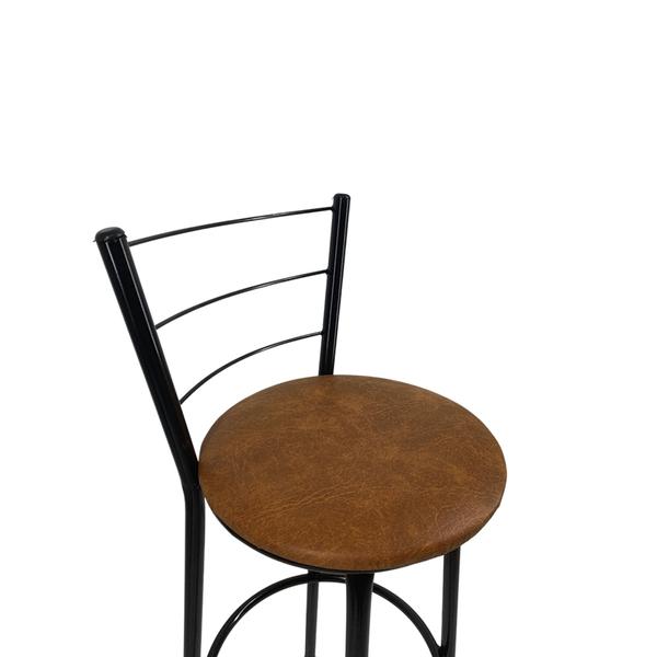 1 Banqueta Alta Para Cozinha Gourmet Americana Bistrô - Preta - FORTMIX Imagem de 1 Banqueta Alta Para Cozinha Gourmet Americana Bistrô - Preta
