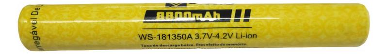 Imagem de 1 Bateria 181350a Jws Para Lanterna Titanium Titan 8.800mah