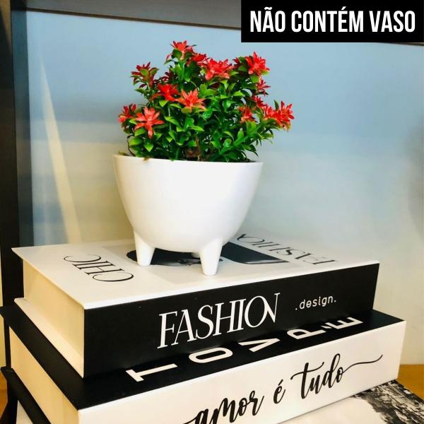 Imagem de 1 Buquê De Florzinha E Eucalipto Toque Real Decoração 25 cm