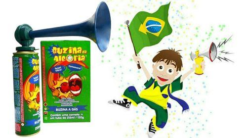 Imagem de 1 Buzina Da Alegria A Gás Spray C/ Corneta 215ml