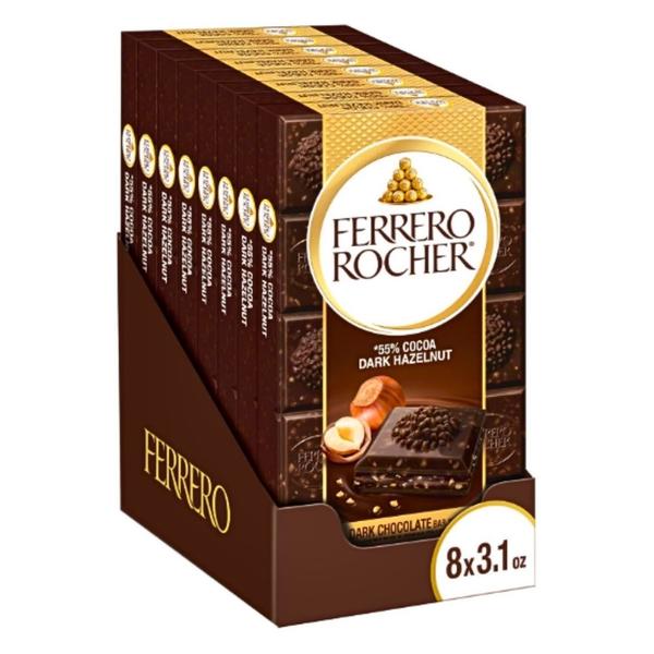 Imagem de 1 Caixa Com 8un De Barra De Chocolate FERRERO ROCHER 90g