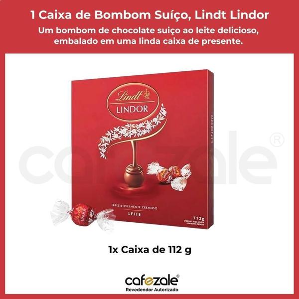 Imagem de 1 Caixa De 112G, Bombom De Chocolate Suiço Lindt Lindor