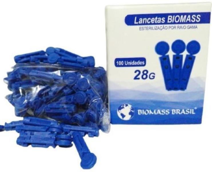 Imagem de 1 Caneta Lancetadora Universal + 100 Lancetas Indolor 28G