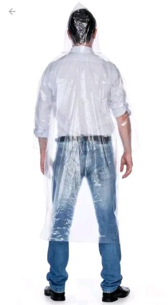 Imagem de 1 Capas De Chuva Descartável Transparente Unisex - AV