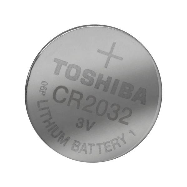 Imagem de 1 Cartela Pilha Bateria Cr2032 3V Toshiba Lítio 5 Unid.