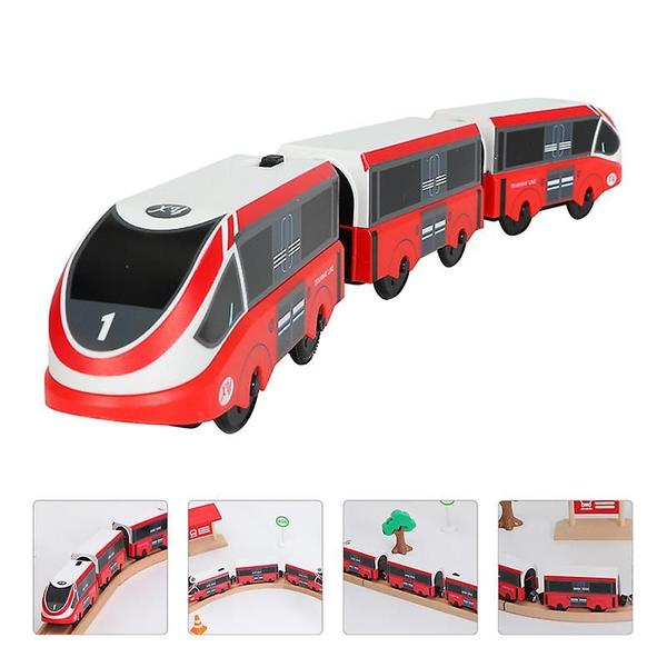 Imagem de 1 Conjunto de Trem de Brinquedo Manual Ação Modelo Elétrico Trem Vívido 