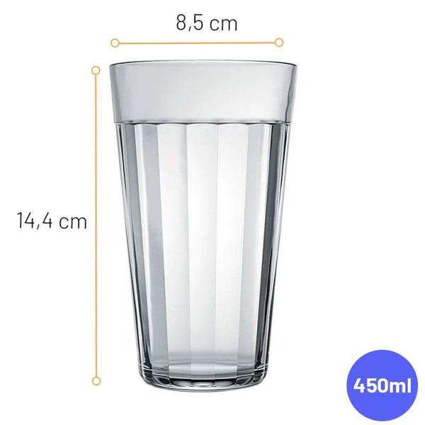 Imagem de 1 Copo Americano 450ml Nadir Figueiredo em Vidro Transparente