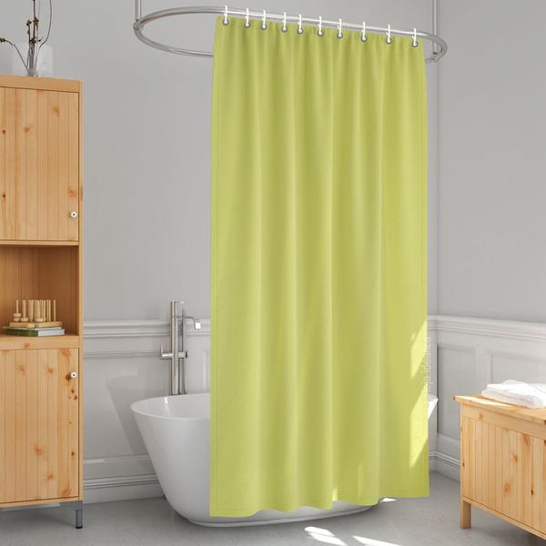 1 Cortina Box Banheiro PVC Grossa Antimofo Ilhós Am 140x230 - Idealiza Imagem de 1 Cortina Box Banheiro PVC Grossa Antimofo Ilhós Am 140x230